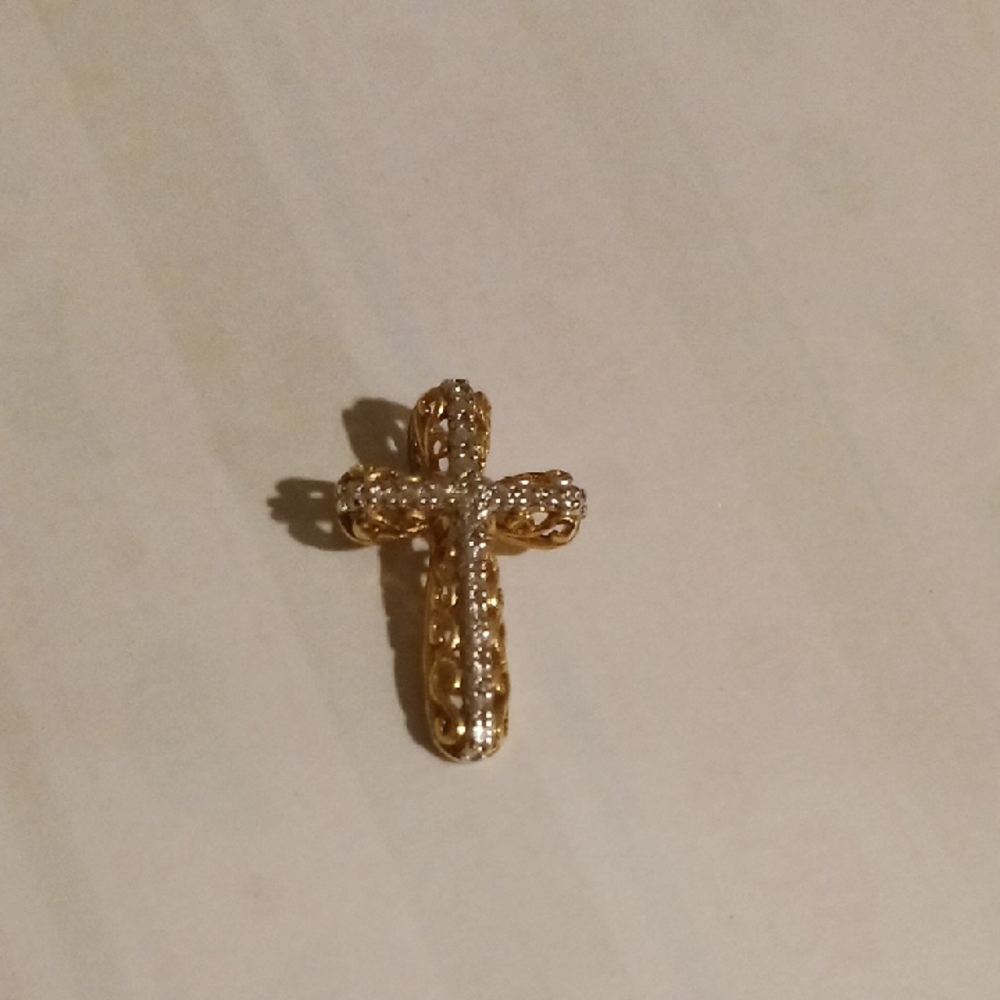 Diamond 925 Cross Pendant
